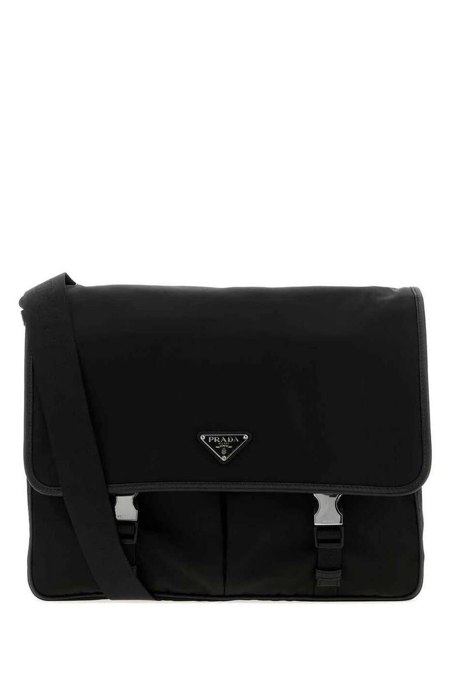 Prada Re Messenger Crossbody Bag Black